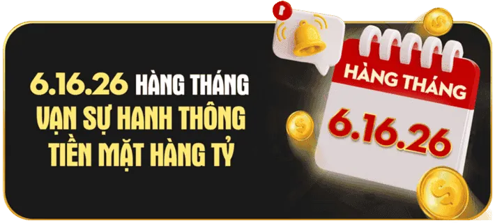 Thưởng sinh nhật và sự kiện đặc biệt Vipwin777